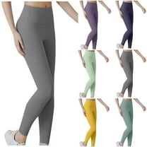 Aboser Womens Quick Dry Workout Legigngs Stretchy High Waisted Pants Gym Running Fitness Tights Solid Color Slimming Legging Seamless Tummy Control Sports Pants