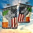 thumbnail image 5 of Irish In My Veins - American In My Heart Flag - Garden Flag (11.5" x 17.5"), 5 of 10