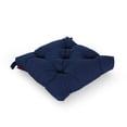 thumbnail image 3 of Amelia Lagoon Outdoor Fabric Classic Tufted Chair Cushion, Navy, 3 of 4