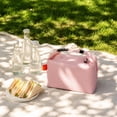 thumbnail image 5 of Insulated Lunch Bag | Women's Lunch Bag for Work | Pink Water Resistant Bag Lunch Bag with Shoulder Strap, 5 of 6