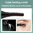 thumbnail image 3 of Maytalsory Electronic USB Natural Eye Lash Curler Portable 3 Temperature Mode Heated Eyelashes Curling Tool Plastic Beauty Supplies White, 3 of 9