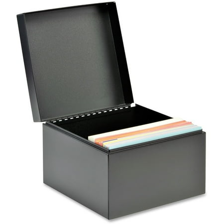 STEELMASTER Steel Card File Box, Fits 5 x 8 Inches Index Cards, 900 Card