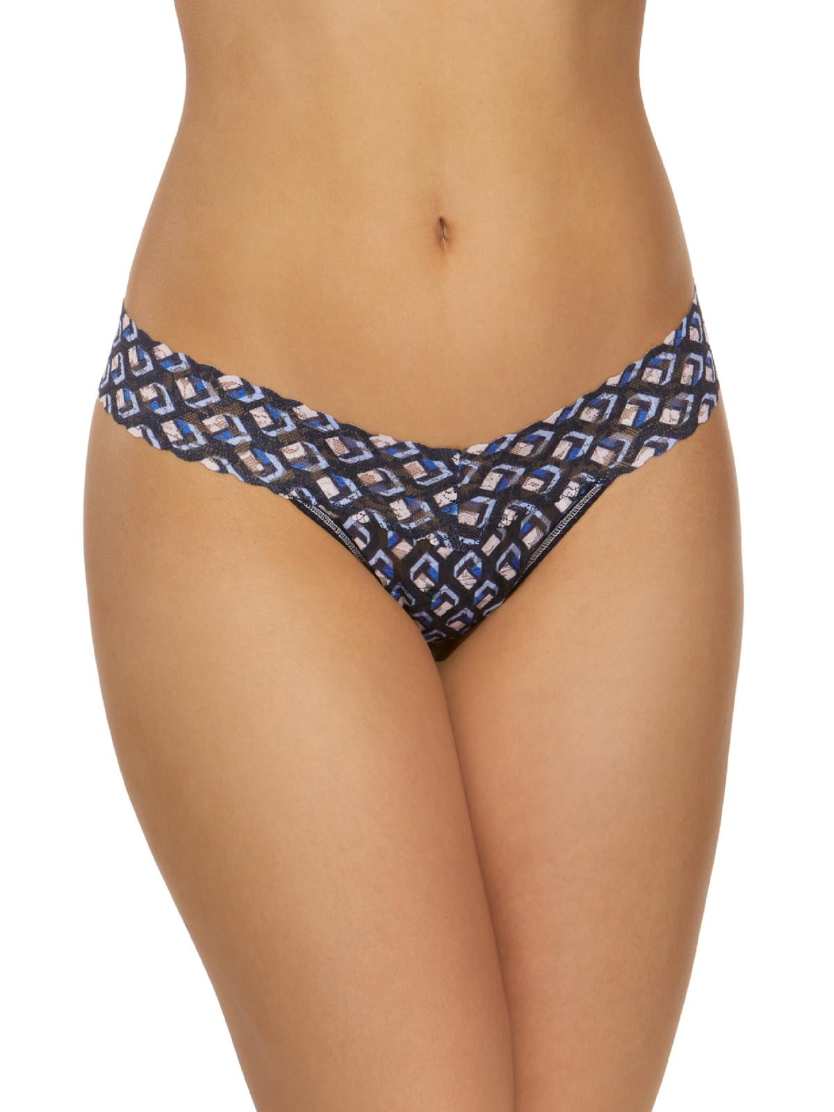 Women's High Waist Lace G-string Briefs Panties Underwear Thong Lingerie-Knicker