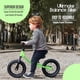 thumbnail image 2 of Banana Bike Bicicleta de equilibrio Lava Sport LT - Bicicleta ligera para niños y niñas de 2 a 5 años - Aluminio, neumáticos EVA - Manillar y asiento ajustables - Verde, 2 of 5