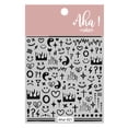 thumbnail image 1 of Pegatinas divertidas para decoración de uñas de Graffiti, pegatinas abstractas para uñas, autoadhesivas, cara de dama abstracta, hoja de rosa, diseño de uñas, puntas de manicura, decoración de uñas, 1 of 5