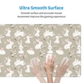 thumbnail image 4 of Sikiie Rabbit And Flower Mouse Pad, 16x29.5 Mousepad Desk Mat in Anti-Slip Rubber Mousepads Mat for Game Office Laptop Computer, 4 of 8