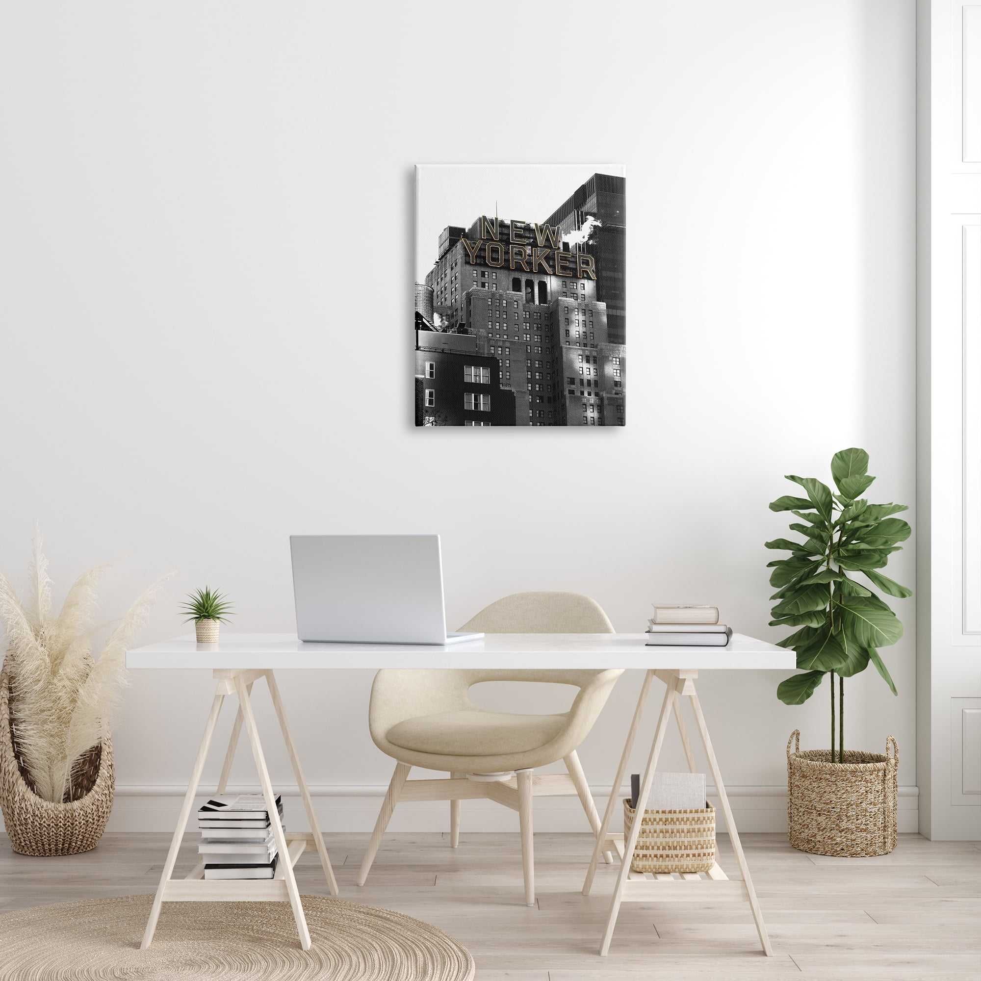 Stupell Industries New York Urban City Building Modern Architecture Photography, 24 x 30, Design by Ziwei Li