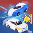 thumbnail image 3 of Car Transform Figurines Transforming Car Toy Ultimate Transforming Car Toy (Colorful Blue), 3 of 9