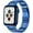 Blue, variant on Fitlink Ultra Thin Metal Wristband Strap for Apple Watch 38/40/41/42/44/45mm, Compatible with Apple Watch Series 7/6/5/4/3/2/1/SE((Silver/Gold-1 -42/44/45mm)
