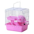 thumbnail image 4 of Jaula de viaje para cobayas, ratas y otros animales pequeños. Accesorios para el transporte. Rosa, 4 of 9