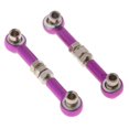 thumbnail image 1 of Juego de 2 piezas de repuesto para coche RC, varillas de tracción delanteras y traseras de metal para HSP Púrpura, 1 of 8