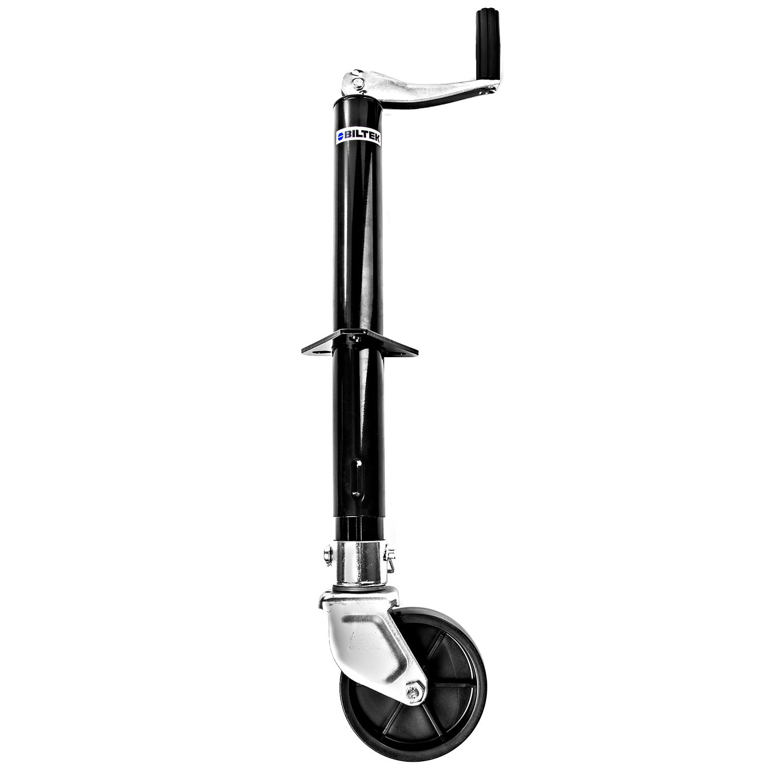 Biltek Trailer Jack with Swivel Caster Wheel 22 1/4" Max Lift 2,000