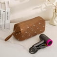 thumbnail image 2 of Cute Quilted Travel Case Compatible for Airwrap Multi-Styler All Models and Attachments, Cotton Portable Storage Bag for Hair Curler Accessories, 2 of 5