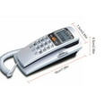 thumbnail image 4 of Injueey Teléfono FSK/DTMF montado en la pared fijo pequeño hogar extensión con cable identificador de llamadas teléfono para poner en la Kits de experimentos de química, 4 of 6