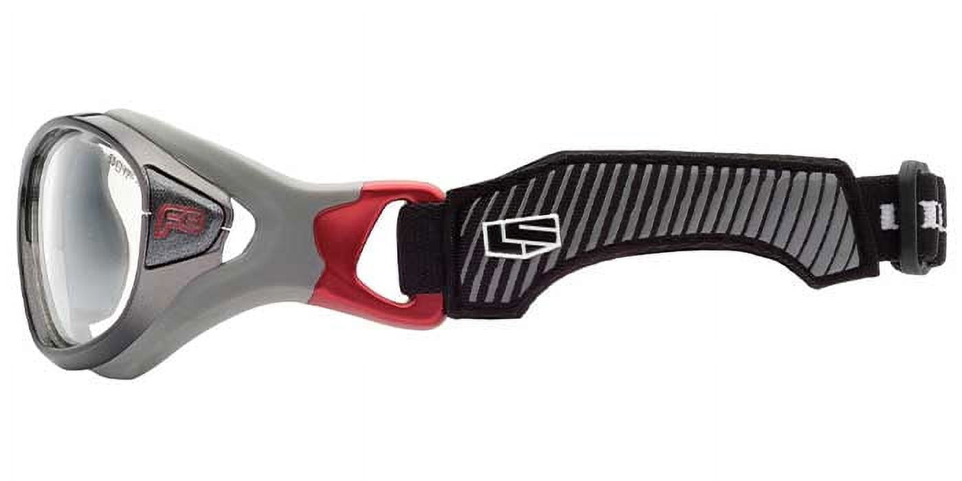 Liberty Optical Rec Sports Spec Protective Eyewear – Helmet Spex Youth Grey/Red