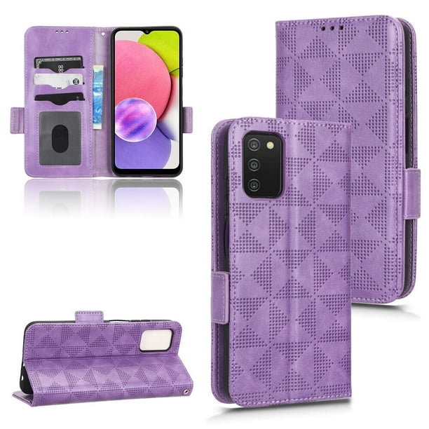 Samsung Galaxy A03s Case Leather Wallet Cover Magnetic Full Body Shockproof Stand Flip Case 2154