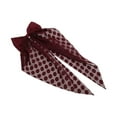 thumbnail image 5 of Unique Bargains 1 Pc Grace Bow Ribbon Hair Clips Wine Red, 5 of 5