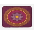 thumbnail image 1 of Mandala Bath Mat, Ornamental Vintage Design with Folklore Geometric Circular Elements Pattern, Plush Bathroom Decor Mat with Non Slip Backing, 29.5" X 17.5", Multicolor, by Ambesonne, 1 of 2