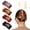 black, white tortoiseshell, amber tortoiseshell and red tortoiseshell, variant on Amlaidu Large Flat Hair Claw Clips for Women Medium & Thick Hair, Duckbill Strong Hold Square Hair Clips, Beige, Brown, Black, 4 Pcs