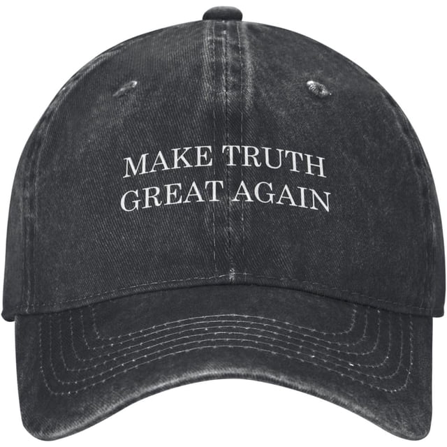 Make Truth Great Again Hat Vintage Washed Distressed Baseball Cap Golf Dad Hat for Men Women