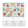 thumbnail image 7 of YFYANG 36"x24" Non-Slip Flannel Carpet Doormat, Living Room Bedroom Office Decorative Area Rugs, Indoor Vintage Strawberry Flower Doodle Floor Mats, 7 of 7