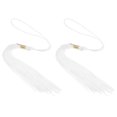thumbnail image 1 of Unique Bargains Tassel Graduation, Graduation Cap Tassel for Graduation Cap Decorate Tassel Charm, White 2Pack, 1 of 5