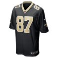 thumbnail image 2 of Men's Nike Lucas Krull Black New Orleans Saints Game Player Jersey, 2 of 4