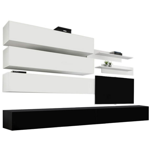 Fly J 30TV Wall Mounted Floating Modern Entertainment Center