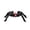 Red, variant on QLUEWX 29.5" Giant Spider Halloween Decorations, Gold Scary Realistic Large Spider Halloween Party Decorations, Artificial Hairy Spider Props Home Decor, Halloween Haunted House Party Prank Decor