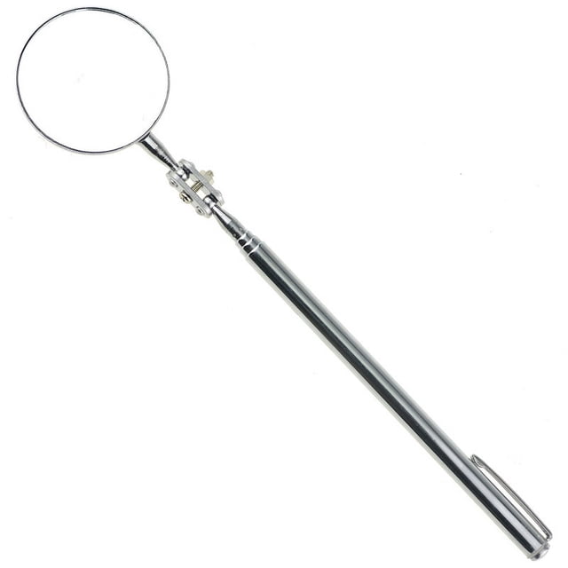 Jinsinto Universal Automotive Maintenance Inspection Mirror Folding Telescopic Reflector Welding Chassis Inspection Mirror Hand Tool(30mm)