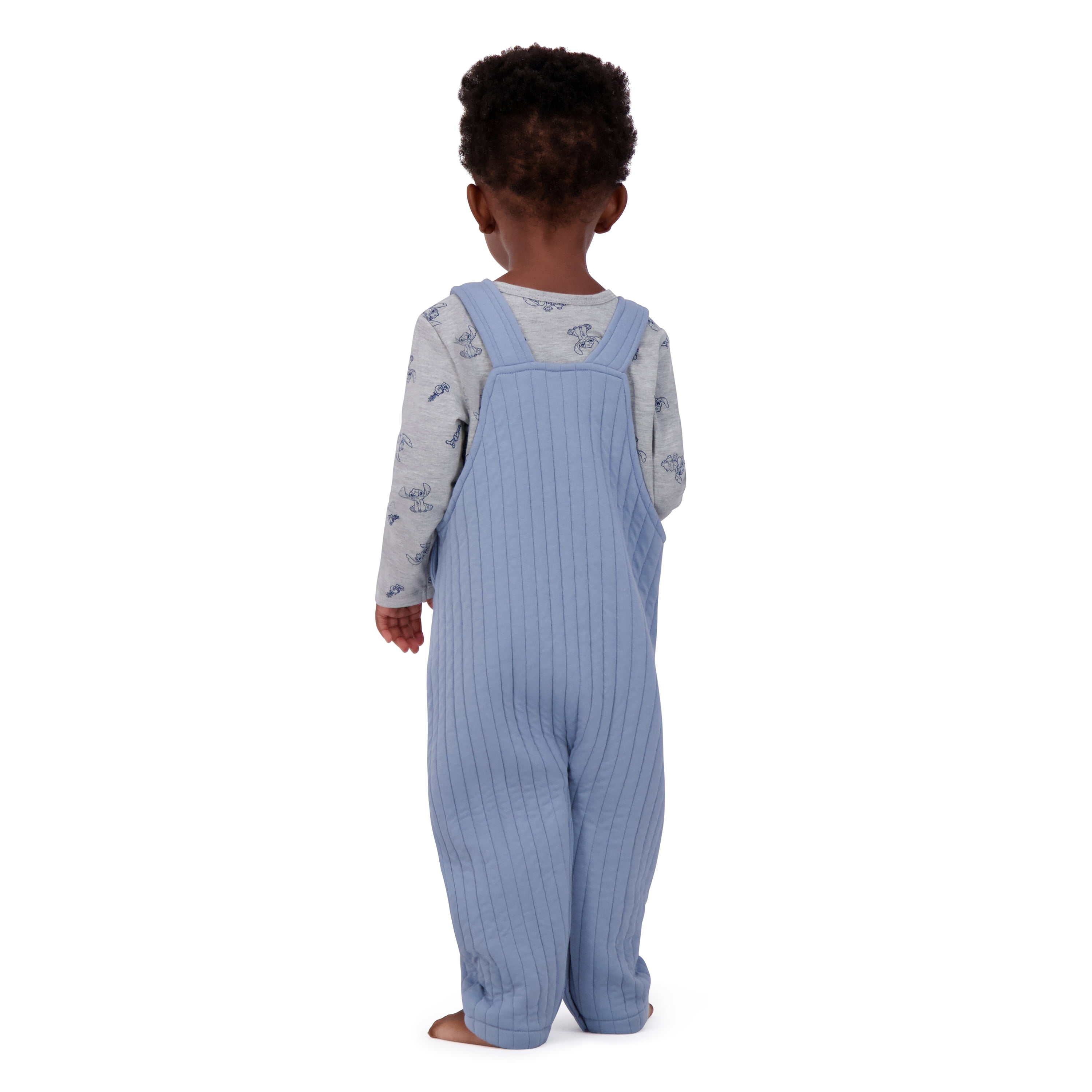 Stitch Baby Boy Overall Set, Sizes 0-24 Months