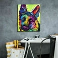 thumbnail image 4 of Epic Graffiti 'German Shepherd 1' by Dean Russo, Giclee Canvas Wall Art, 20"x24", 4 of 8