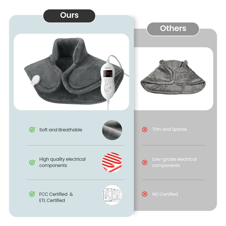 RENPHO Extra Large Heating Pad for Shoulders Neck and Back, 9