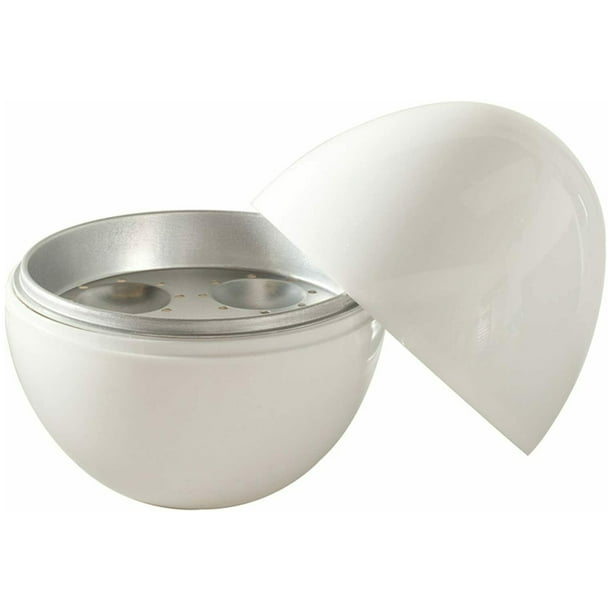 EeaseMX 1 hervidor de huevos para microondas, para el hogar, con forma de huevo, vaporera sencilla.