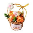 thumbnail image 2 of Beforeyayn Crochet Flower Basket, A Token Of Everlasting Love & Gentle Blessing, For Cherished Gift, Nursery & Home Decor, Displaying As Keepsake To Keep Forever., 2 of 6
