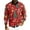 Red, variant on Wutalume Men's V-Neck Christmas Print Sweater, Long Sleeve Ribbed Knit Pullover, Cozy Stretch Top for Holiday Parties, Casual Comfort and Layering,Army Green L