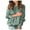 Mint Green1, variant on Babysbule Sweaters for Women Women's Casual Solid Loose Fit Pullover Turtleneck Blouse Long Sleeve Plush Tops Sweater