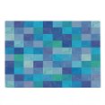 thumbnail image 2 of Sea Animals Cutting Board, Playful Dolphin in Mosaic of Colored Squares Underwater Life Theme, Decorative Tempered Glass Cutting and Serving Board, Large Size, Multicolor, by Ambesonne, 2 of 5