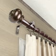thumbnail image 4 of InStyleDesign  Coiled 1 inch Diameter Adjustable Curtain Rod White 66 to 120 inches White Finish, 4 of 5