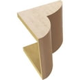 thumbnail image 6 of 10"W x 10"D x 10"H Wide Crestline Rough Cedar Woodgrain TimberThane Corbel, Primed Tan, 6 of 6