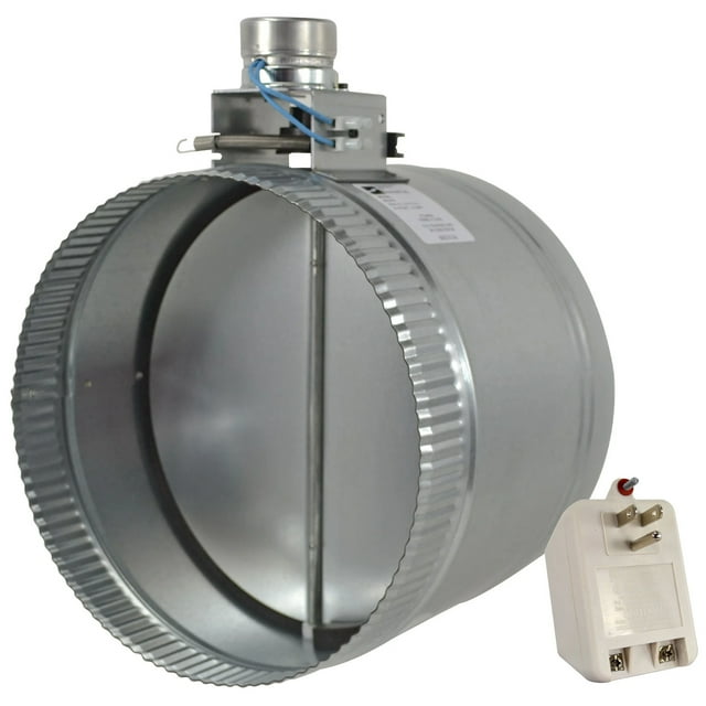 Suncourt ZC210 ZoneMaster Amortisseur de Flux d'Air Normalement Fermé à Angle Réglable 10 Pouces