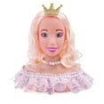 thumbnail image 2 of Danhjin Toddler Toys, Doll Head for Hair Styling Deluxe Hairstyle Hair Makeup Doll Toys, Hairdresser Pretend Play Game for Girls and Pretend Play, Christmas Gifts Baby Doll Accessories, 2 of 5