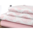 thumbnail image 2 of Sheet Set 4PC D Damask Printed Solid Pink, 2 of 2