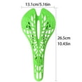 thumbnail image 4 of Mountain Bike Saddle MTB Road Bicycle Hollow Design Breathable Plastic Saddle Seat Cycling Accessory, Green, 4 of 9