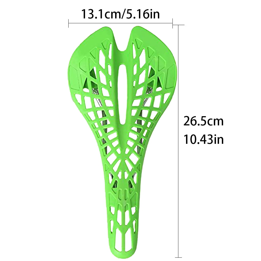 Selle de Velo de Montagne Vtt Route Design Creux Selle en Plastique Respirant Accessoire de Cyclisme Vert Walmart