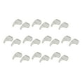 thumbnail image 1 of 10 pares de cómodos soportes antideslizantes de silicona para , accesorios, para Blanco shamjiam Anteojos Ganchos de punta de templo, 1 of 8