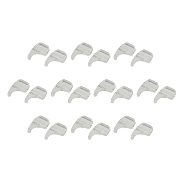 Highdealcrafts 10 pares de anteojos antideslizantes con gancho para la oreja, anteojos, anteojos Blanco Zulema Anteojos Ganchos de punta de templo