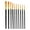 Black, variant on LAILLSH 2026 New Arrival Pencils Round Tip Brushes Nylon Brushes Artist Wood Brushes For Oil Watercolor Face Nail Arts Miniature And Rock Painting