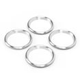 thumbnail image 2 of Air Outlet Ring, Silver Air Conditioning Vent Trim Aluminium Alloy  Replacement For A3 2014-2019 For Decor, 2 of 8