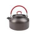 thumbnail image 2 of Almencla Camping Hot Water Kettle Coffee Pot Open Campfire Lightweight 0.8 Liter Lockable Red Handle, 2 of 8
